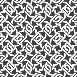 seamless pattern of intersecting curly brackets vector