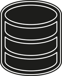 Server database connections computer backup vector