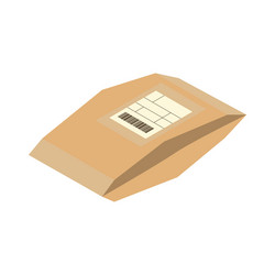 Isometric Parcel Box Icon Vector Image