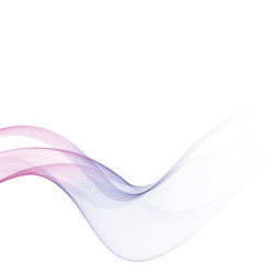 abstract background color flow waved lines vector image