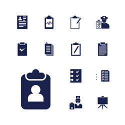 clipboard icons vector