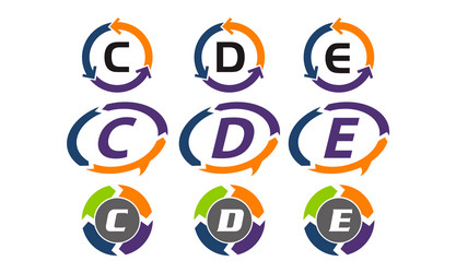 dynamic rotation marketing initial distribution vector image