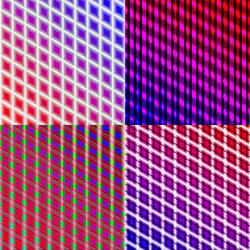 Set of splash color abstract glowing background vector