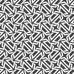 seamless pattern of intersecting polygons vector image