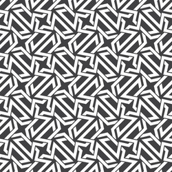 seamless pattern of intersecting polygons vector