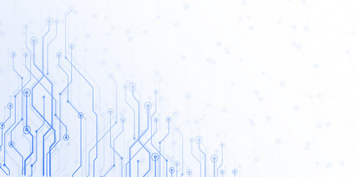digital technology futuristic internet network ai vector image