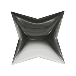 3d element in 2000s style with chrome effect vector image