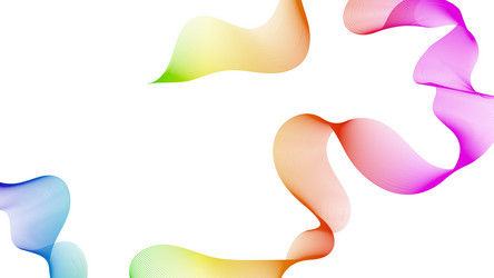 abstract backdrop with wave gradient lines vector image