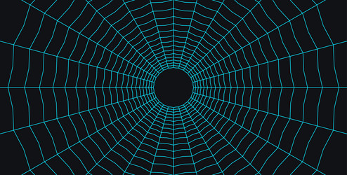 grid tunnel 3d mesh abstract background vector image
