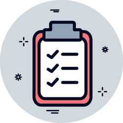 Isolated data document fill block style icon vector