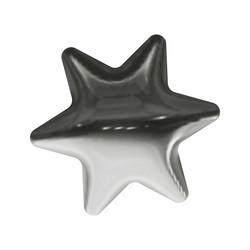 3d shape in y2k style with chrome effect vector image
