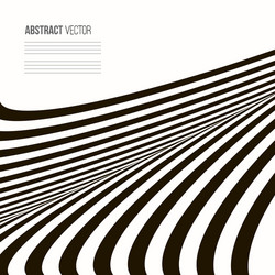 Wavy Stripe Abstract Background vector image