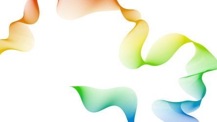 abstract backdrop with wave gradient lines vector image