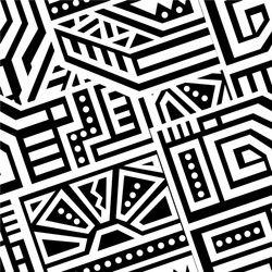 abstract seamless pattern in ethnic style vector image