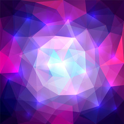 Abstract triangular mosaic background vector