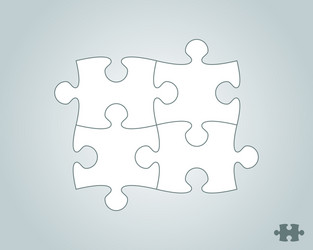 Puzzle circle jigsaw game figure icon Royalty Free Vector