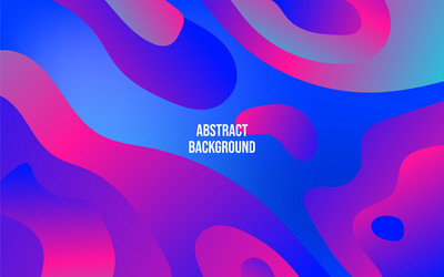 Abstract background with color fluid shapes vector