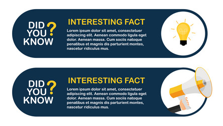 Interesting Fact Vector Images (over 1,400)
