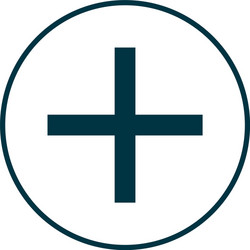 plus line style icon design vector image