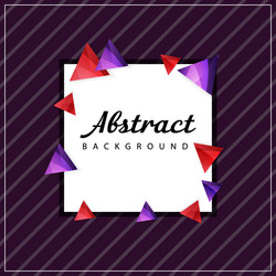 abstract background banner with stripes vector image