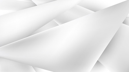 abstract paper cut style white and gray triangles vector image