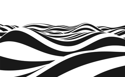 Dynamic Wave Pattern vector image