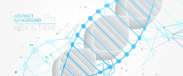 science template abstract background with a 3d vector image