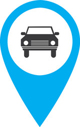 Transport buttons set with map vector