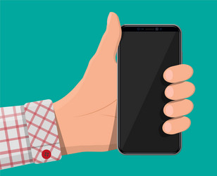 Frameless Smartphone Display vector