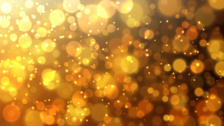 Gold Bokeh Abstract Background vector image