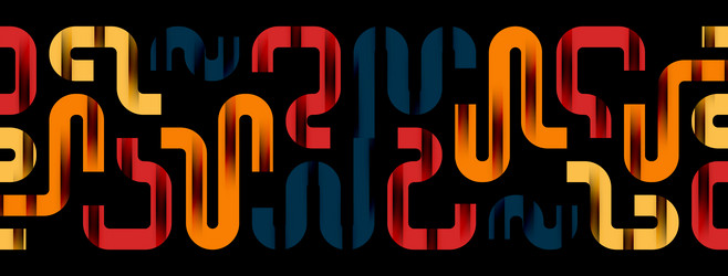 lines abstract letter style design background vector image