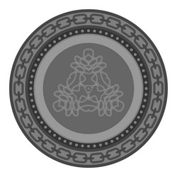Celtic pattern isolated on white background vector