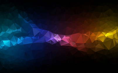 abstract background consisting of triangles vector image