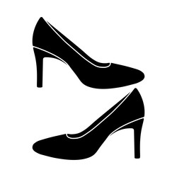 Elegant Stiletto Shoe Icon vector