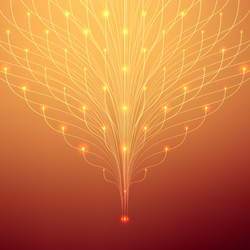 abstract mesh background vector image
