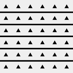 black and white pattern background triangle retro vector image