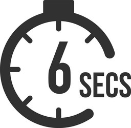 Countdown Timer Icons - Time Intervals vector