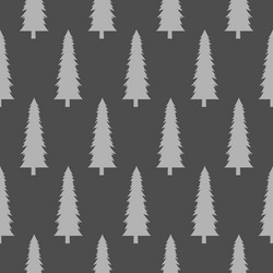 forest seamless pattern with various type vector image