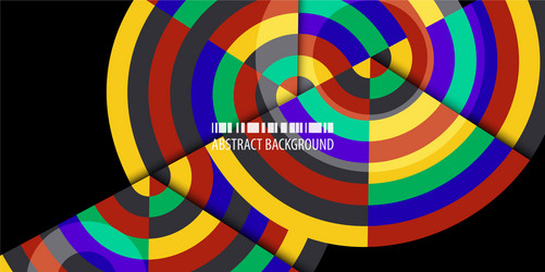 geometric colorful abstract background vector image
