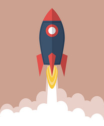 Rocket Spaceship Icon - Space Exploration vector