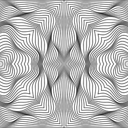 Abstract lines pattern waves background vector
