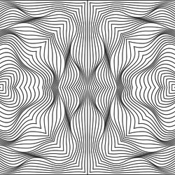 Abstract lines pattern waves background vector