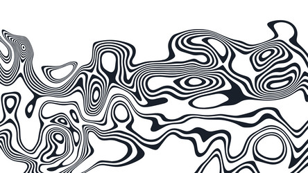 Abstract Wavy Liquid Background vector image