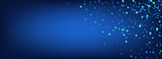 Blue Particle Celebration Background vector image
