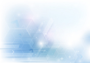 Modern Tech Background - Hexagonal vector image