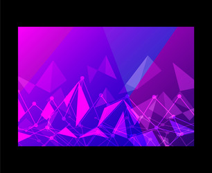 abstract technological innovation with connected vector image
