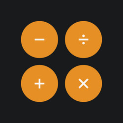 calculate interface buttons vector