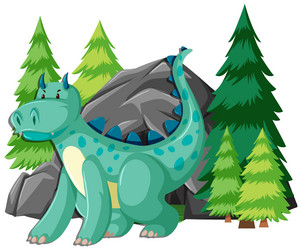 Dragon Cave Monster Vector Images (73)
