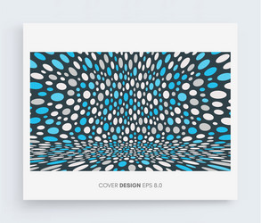 Abstract Color Circle Background vector image