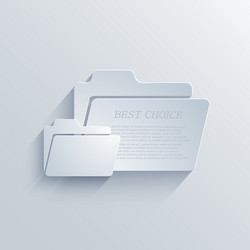 File Folder Background vector image